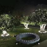 Использование грунтовых светодиодных светильников в строительстве и ландшафтном дизайне